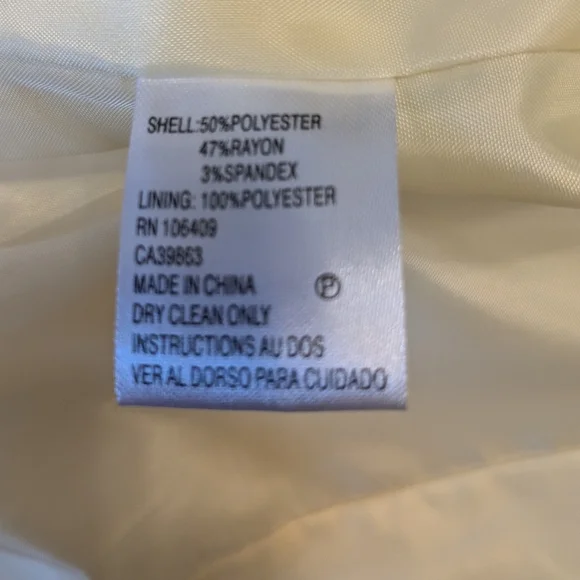 Tahari yellow suit with cute bow - Picture 8 of 11